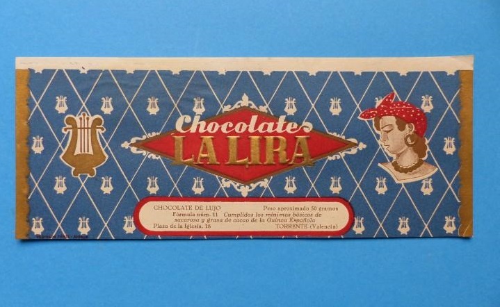 Envoltorio de chocolate La Lira